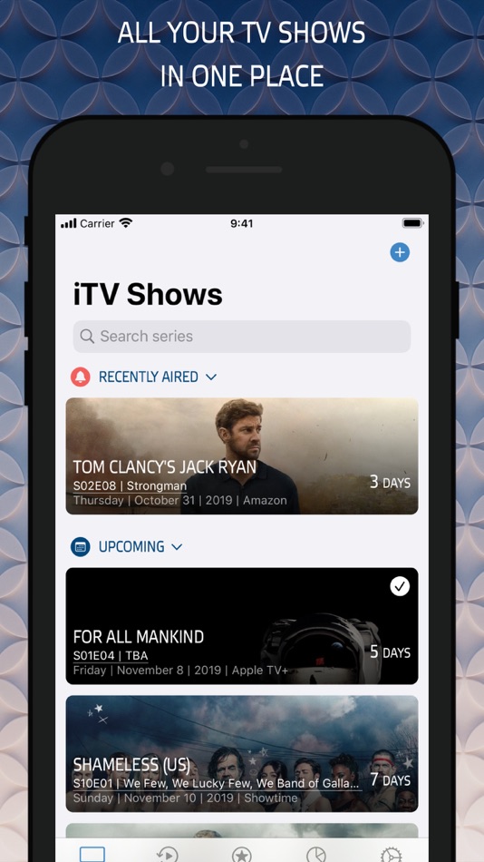 #1. iTV Shows (iOS) Ved: Antoine Gamond