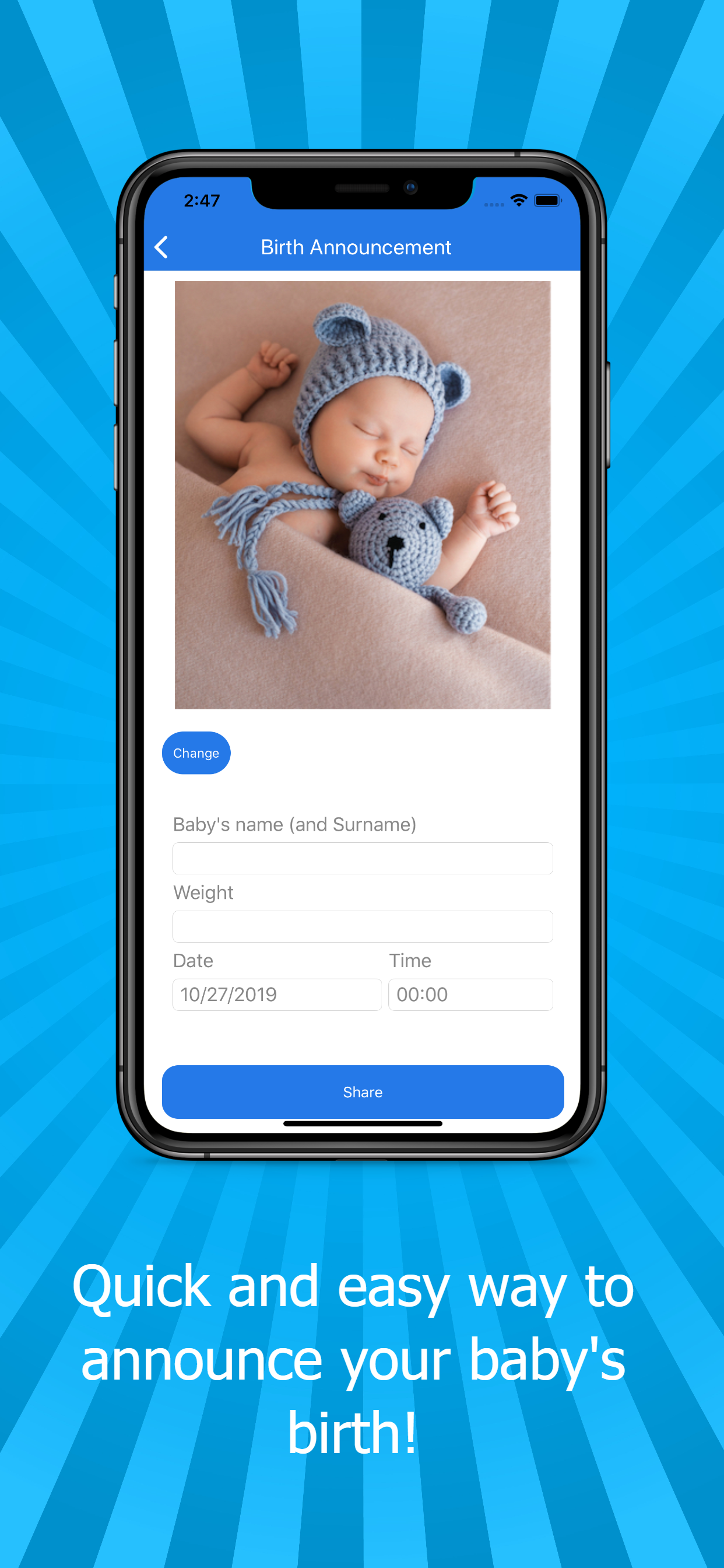 Super Dad - App for new dads