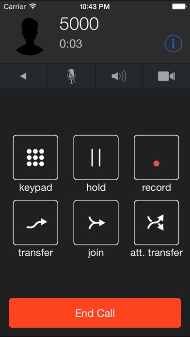 an IP Phone Screenshot