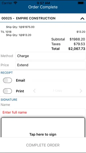 TIMS Delivery screenshot 3
