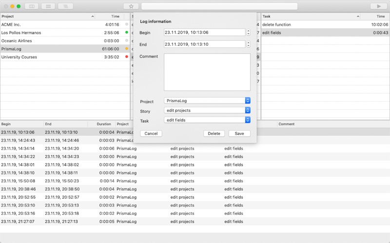 App screenshot