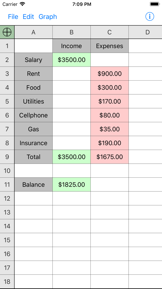 Utility Spreadsheet Pro - 8.1.0 - (iOS)