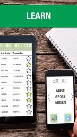 Game screenshot Irregular Verbs-Study English apk