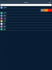 secure secret password manager iPad Captures Décran 3