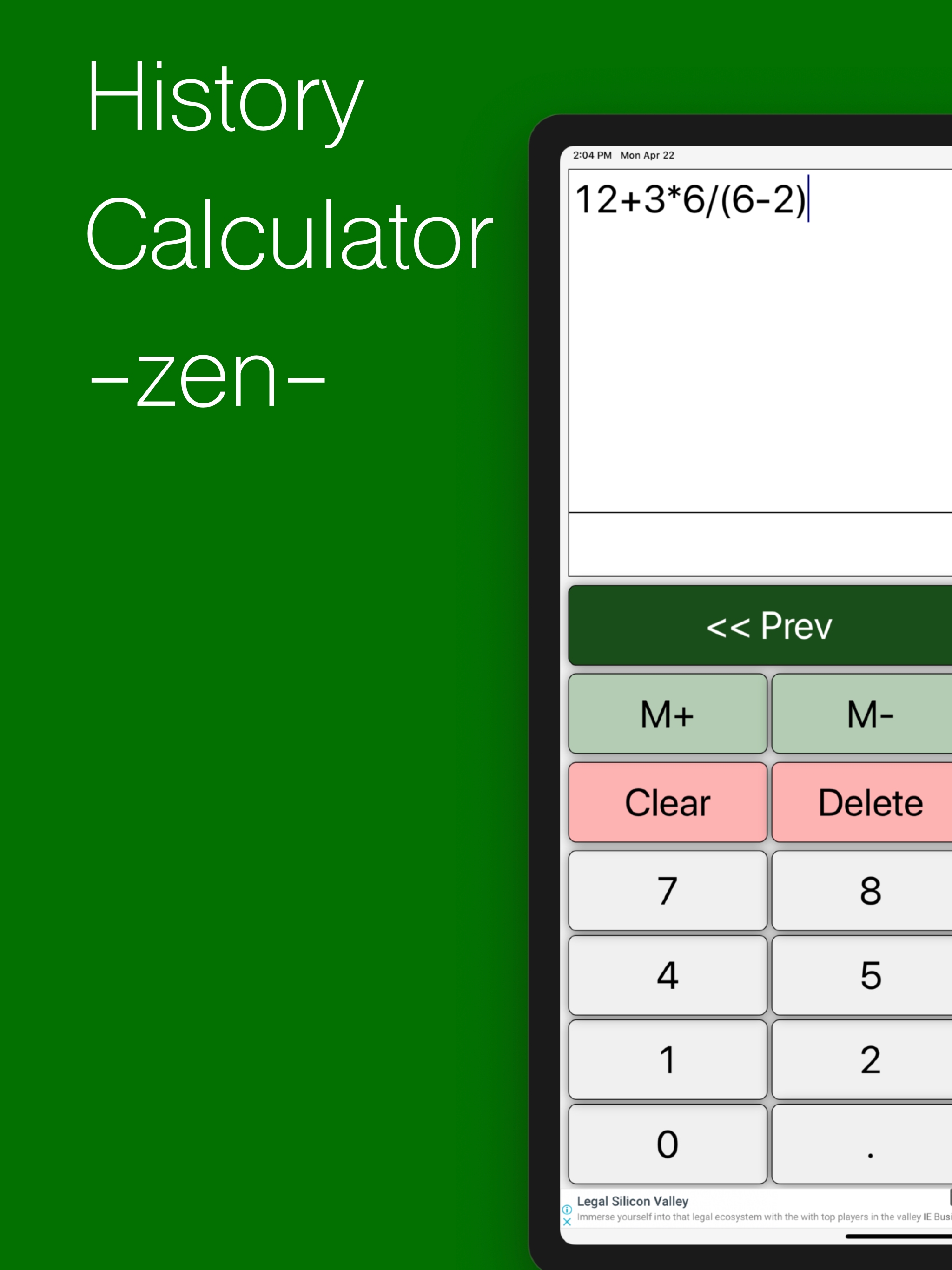 History Calculator -zen-