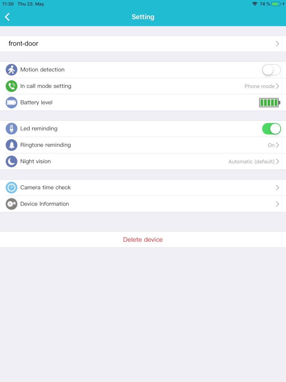 iPad screenshot