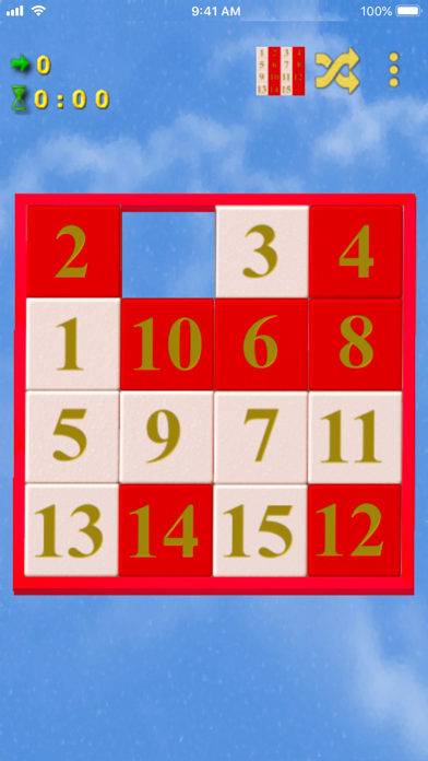 Fifteen puzzle! Screenshot