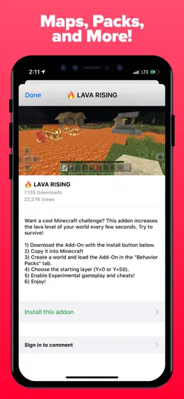 Game screenshot Addons Pro PE for Minecraft apk