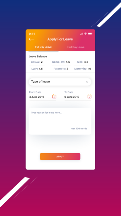 App screenshot