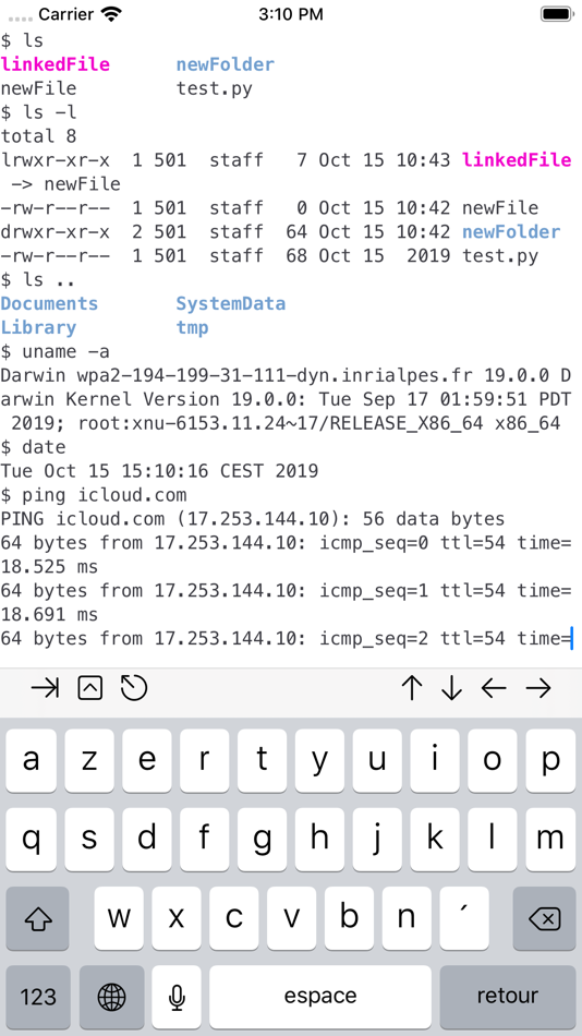 #1. a-Shell (iOS) 由: Nicolas Holzschuch