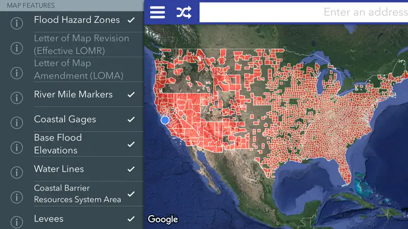 Flood Zone Map screenshot 1 of 5