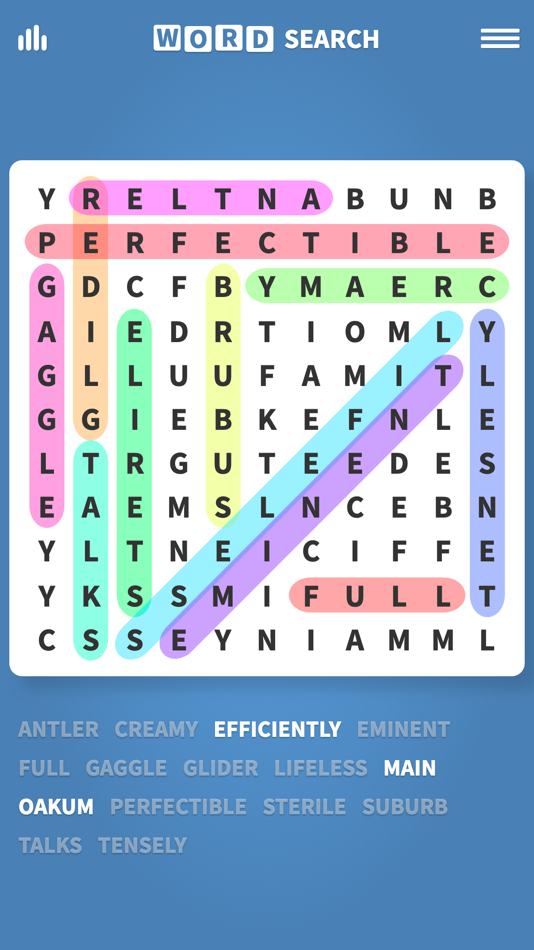 #2. Word Search Puzzles ·· (iOS) By: Matthew Murphy