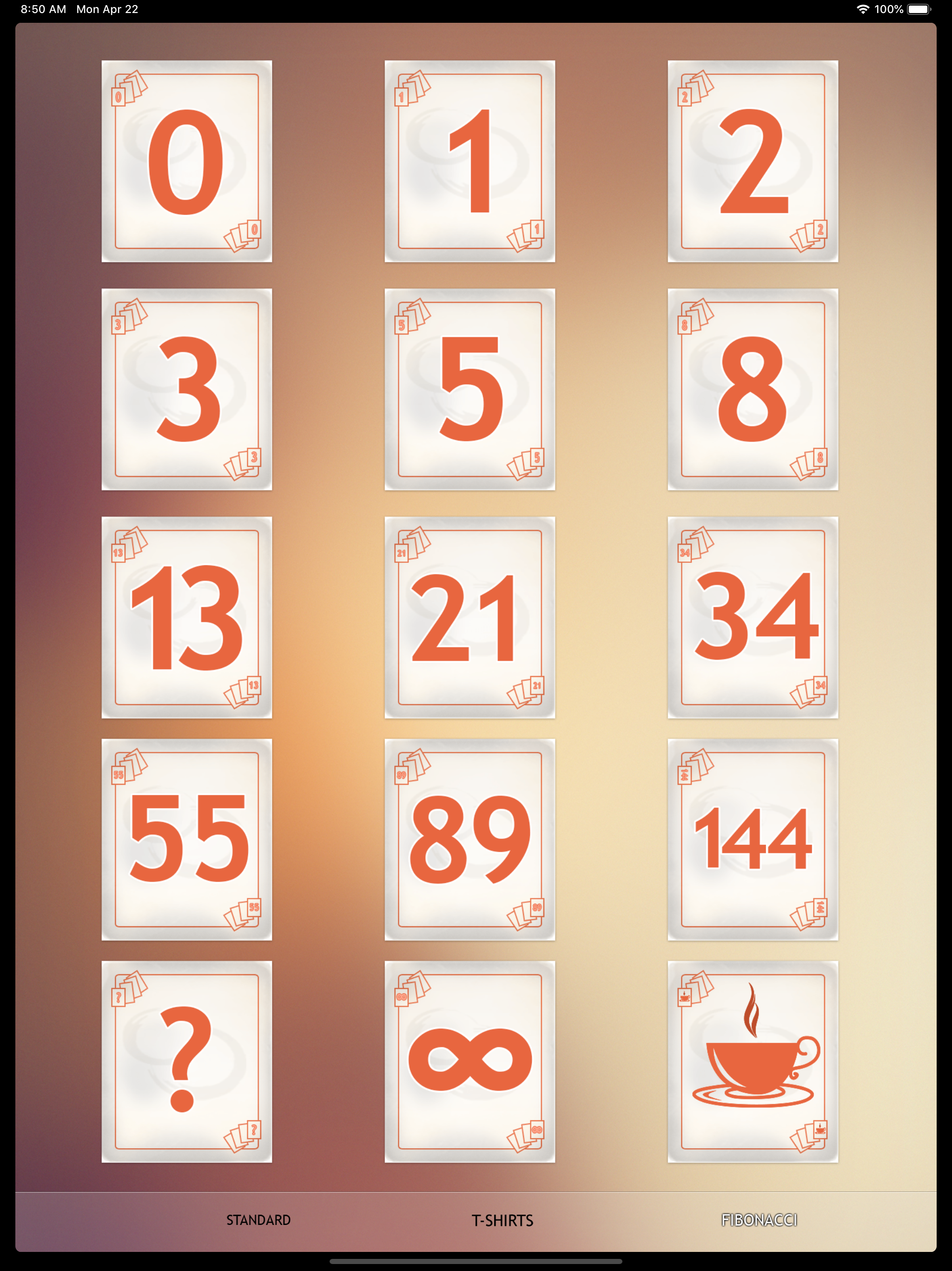 Scrum Planning Poker
