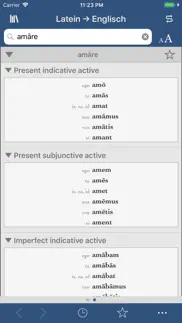 ultralingua latein-englisch iphone bildschirmfoto 2
