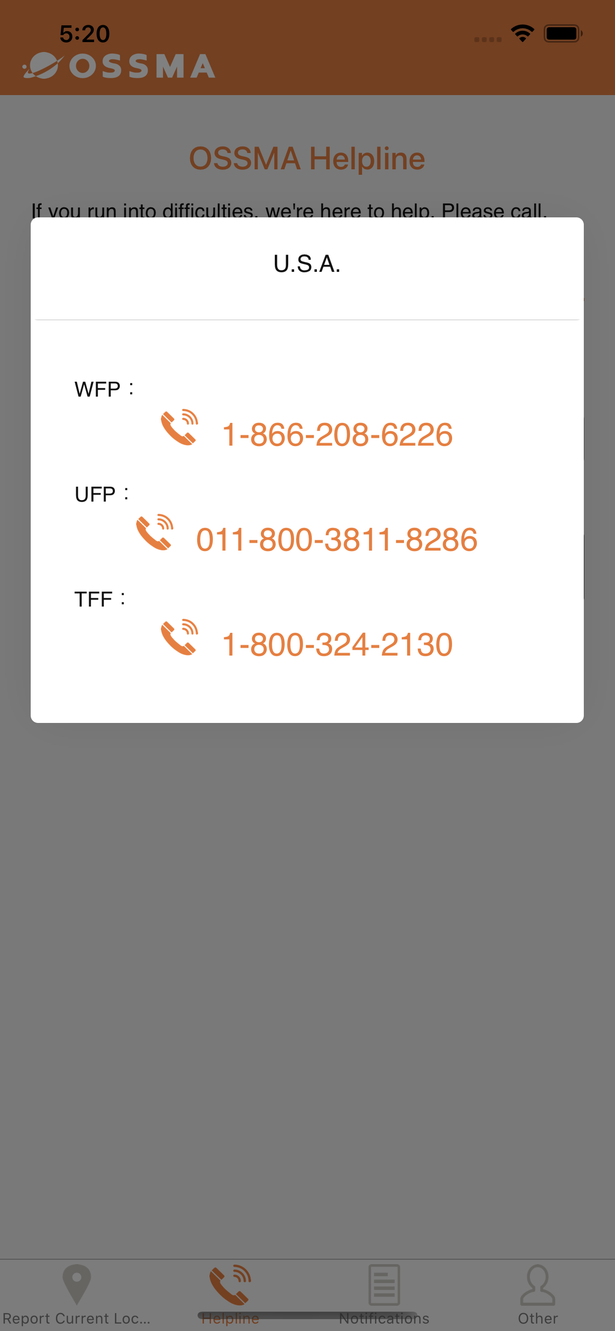 The EAJ OSSMA Locator App