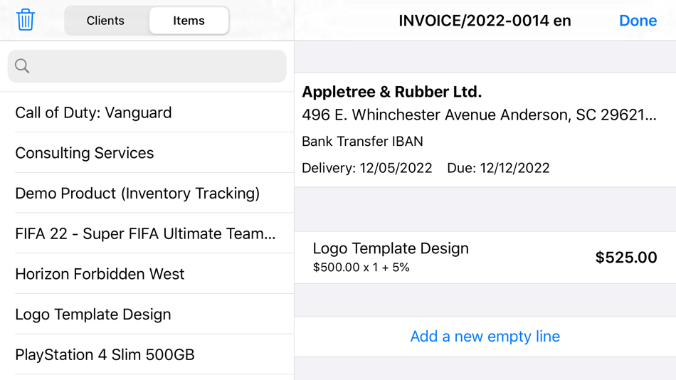 #4. Native Invoice (macOS) 由: GiantStep Kft.