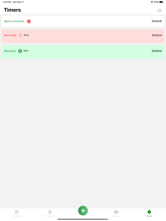 LeanLaw - Legal Billing Tool iPad screenshot 8 - Business app