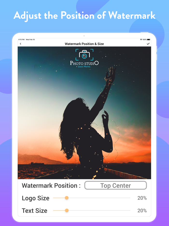 Add Logo Watermark on Photos