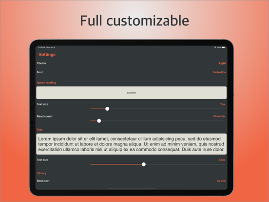 Screenshot #5 pour Reads - Easy to read books now