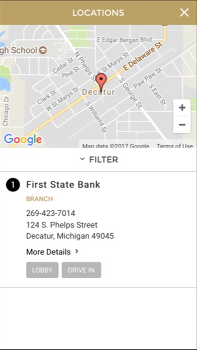 First State Bank Decatur Screenshot