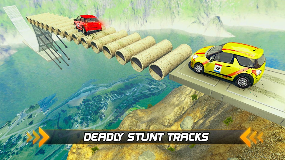 #2. Impossible Ramp Driving Stunts (iOS) 由: MASH Entertainment