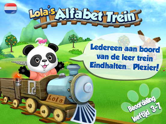 Lola's Alfabet Trein iPad app afbeelding 1