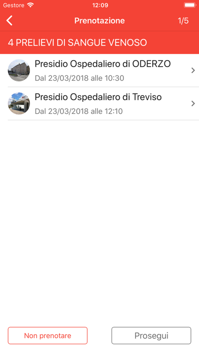 ULSS 2 CUP TREVISO Screenshot