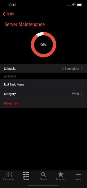 ‎Subtask Screenshot