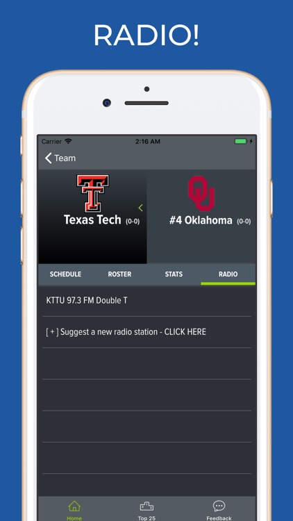 Texas Tech Football Schedules