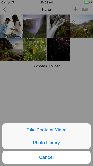 PhotoSet - Elegant Photo Album Screenshot