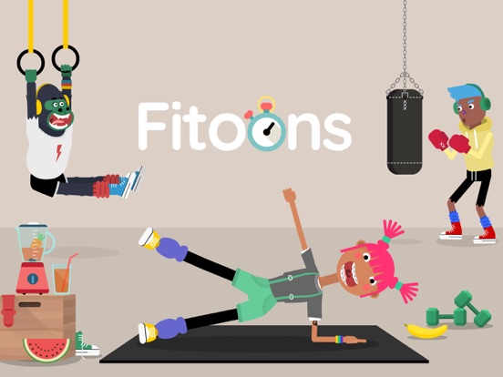 Fitoons iPad app afbeelding 1