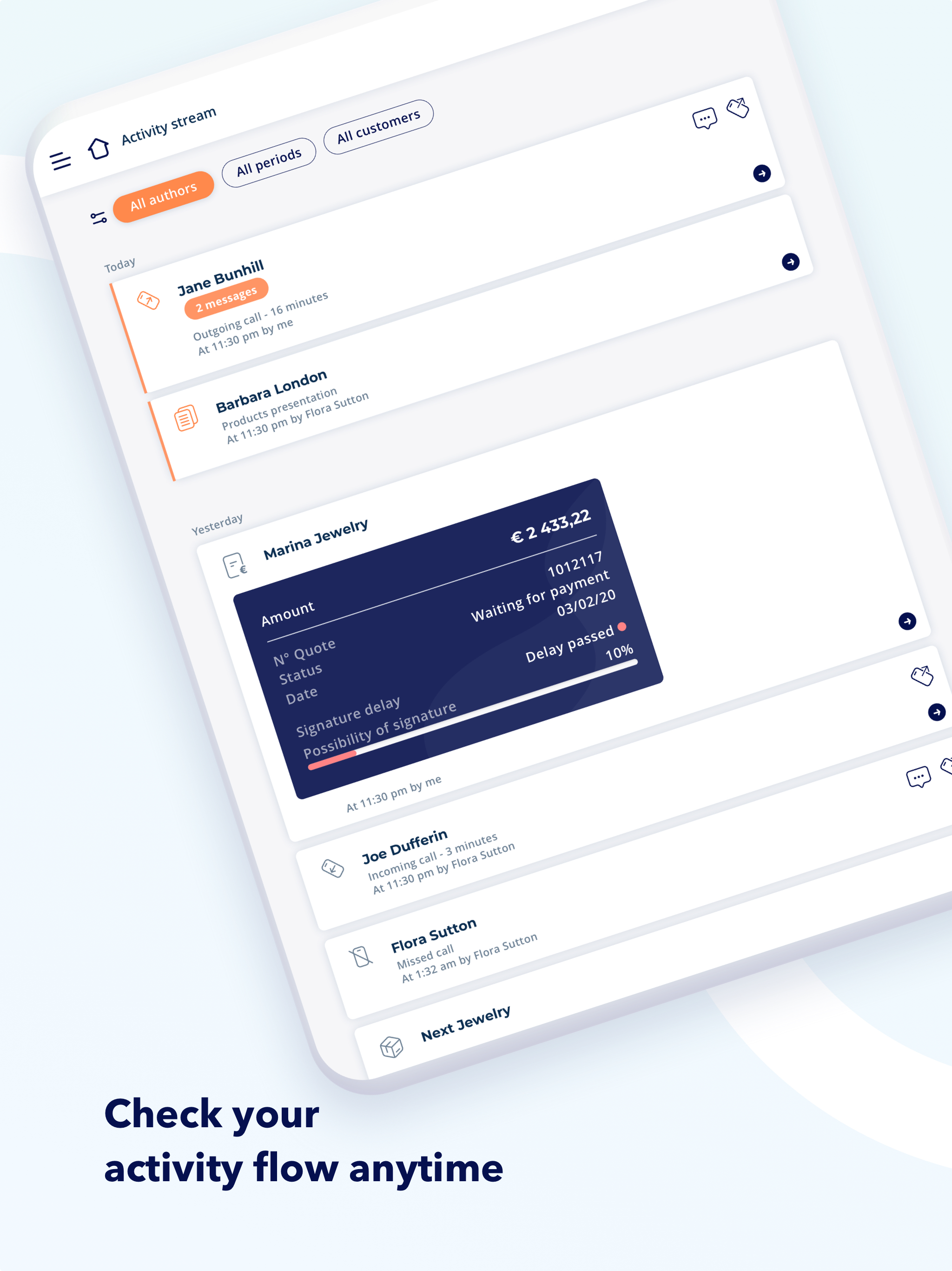 Yuto, le CRM mobile et futé screenshot 13