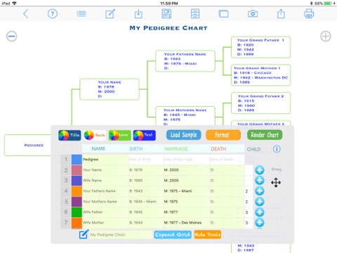 Pedigree Chart Maker screenshot 2