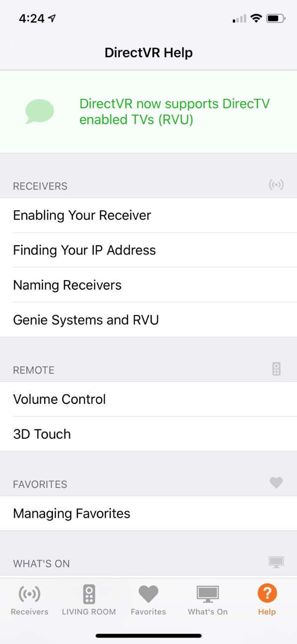iPhone screenshot