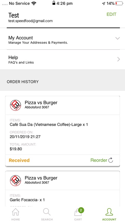 Speed Food -Australia screenshot-4