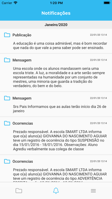 Colégio Expressão Júnior Screenshot
