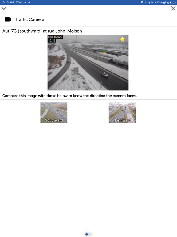 Québec 511 iPad screenshot