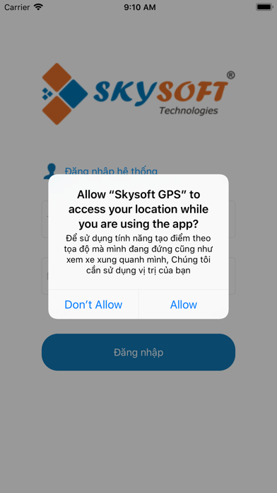 Skysoft GPS screenshot 2