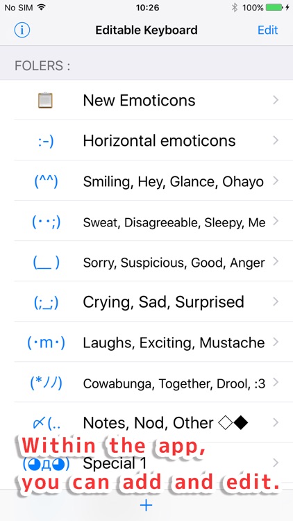 Editable Keyboard screenshot-3
