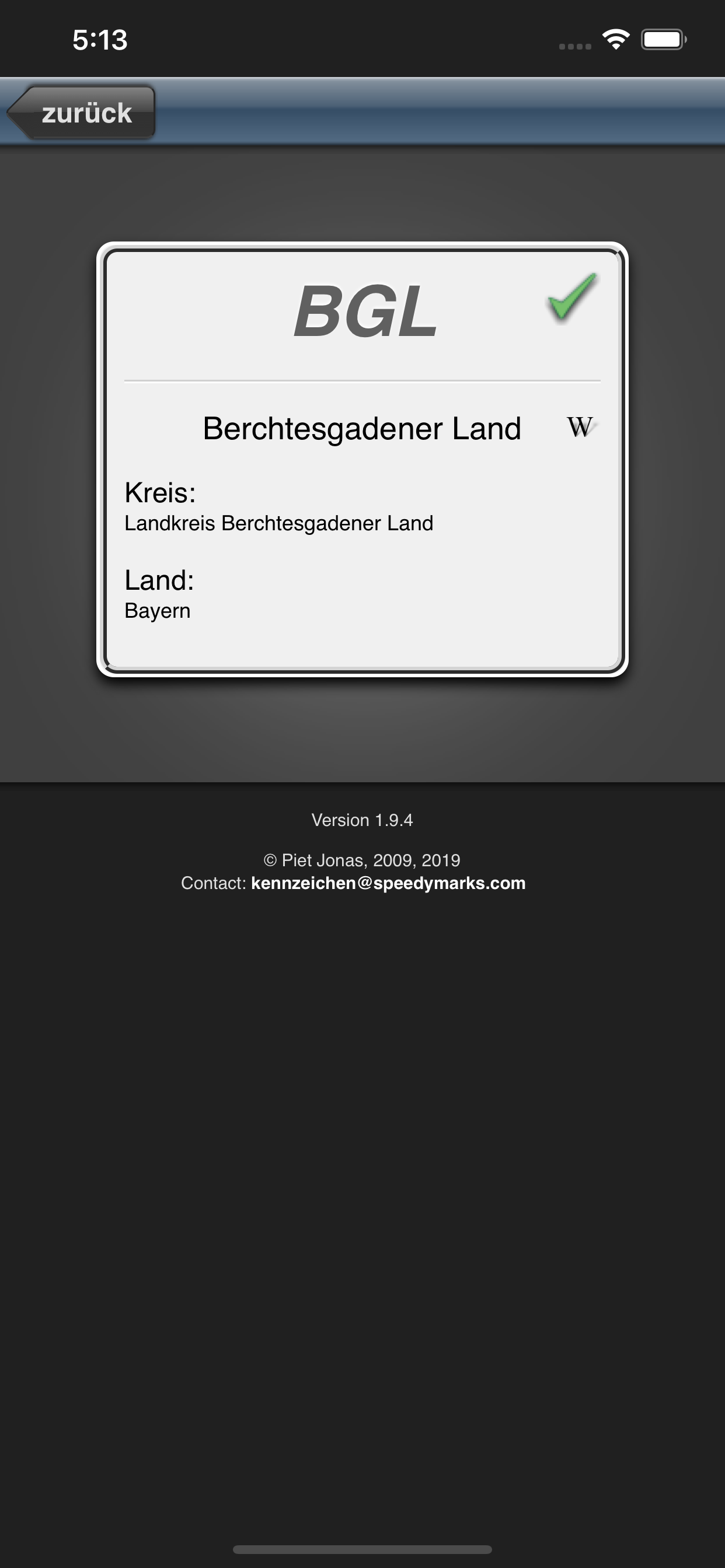 Kennzeichen Lite