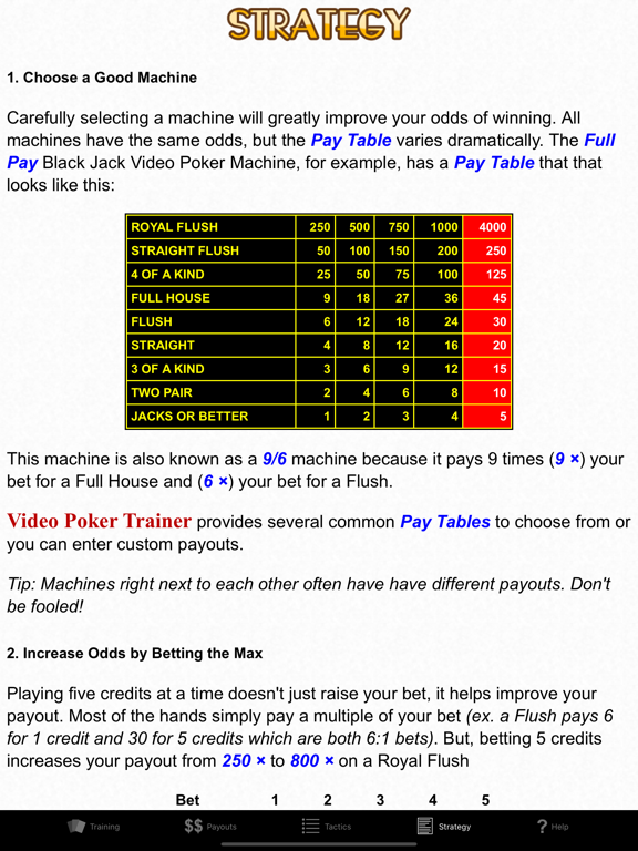 Video Poker Trainerのおすすめ画像6