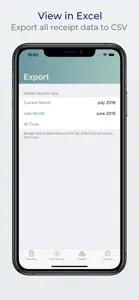 Receipts: create, print & mail screenshot #6 for iPhone