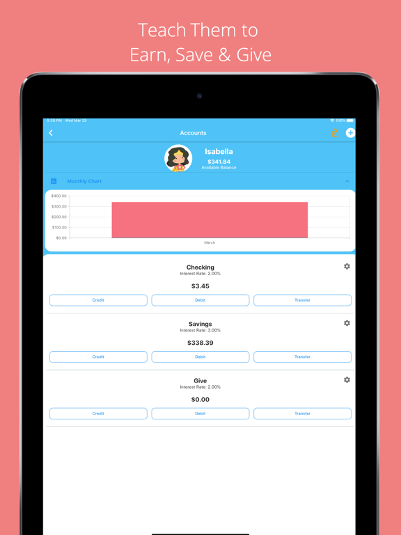 Screenshot #5 pour KidsHomeBank Plus