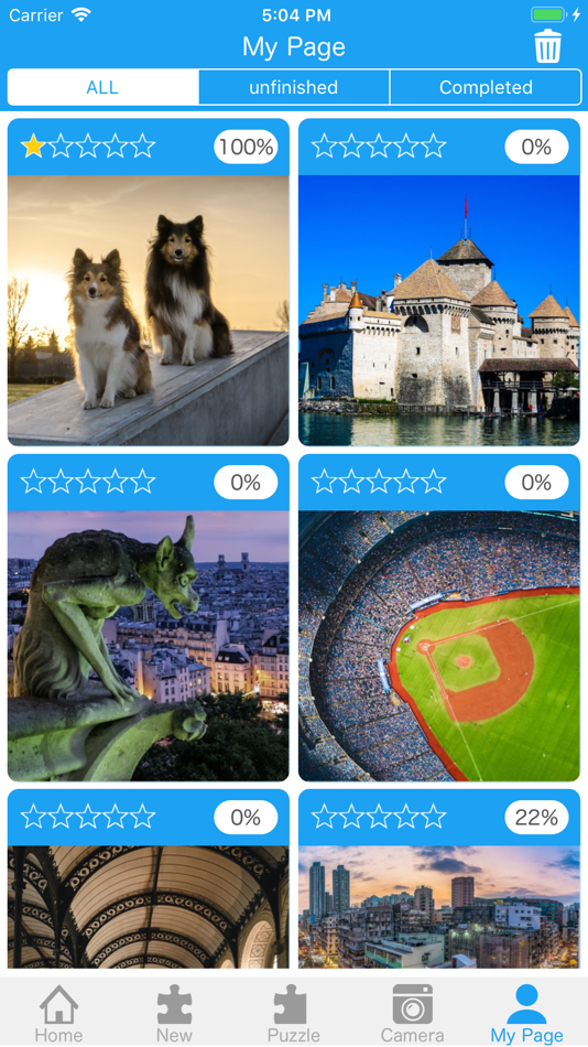 #5. Infinite Jigsaw Puzzle (iOS) Podle: IK Software