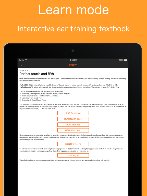 Screenshot #5 pour MyEarTraining - Ear Trainer