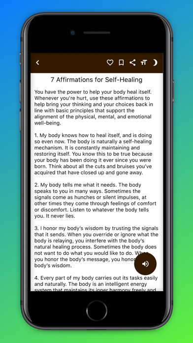 Self Healing Guide screenshot