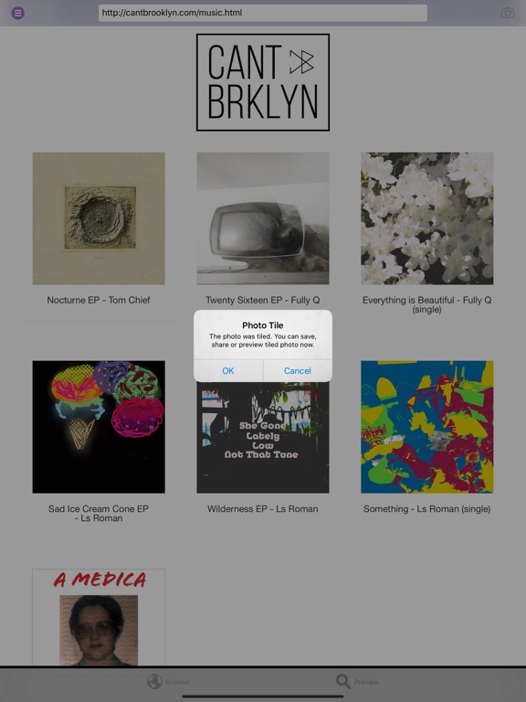 URL to Photo iPad screenshot