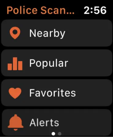 Screenshot #2 pour Police Scanner on Watch