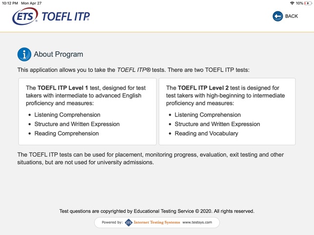 Toefl Itp On The App Store