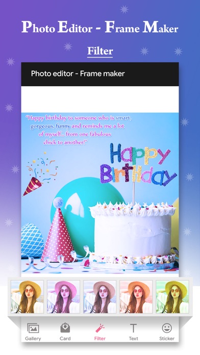 Photo Editor:Frame-Card Maker iPhone screenshot 6 - Photo & Video app